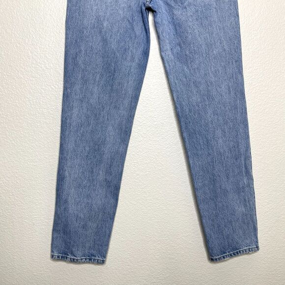 Denim Forum Jeans 23x30L 90s Boyfriend High Loose Light Wash Aritzia Button Fly - Picture 12 of 13